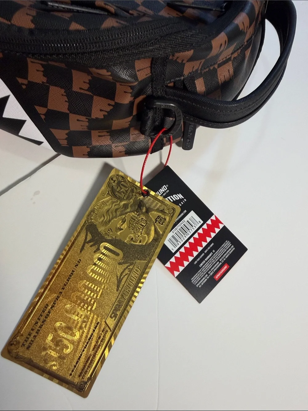 Sprayground bold checkerboard
